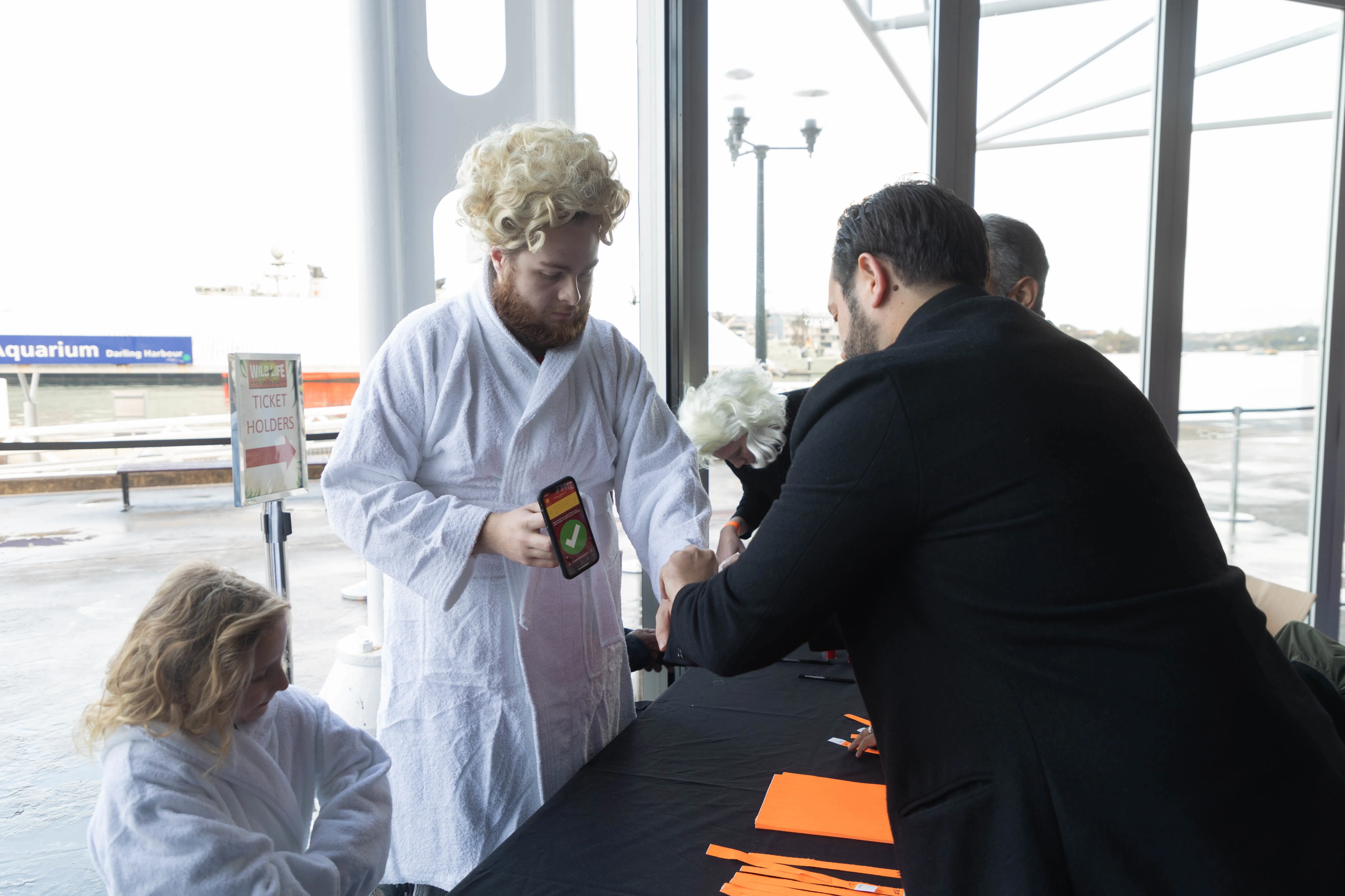 Participants Registering On Arrival