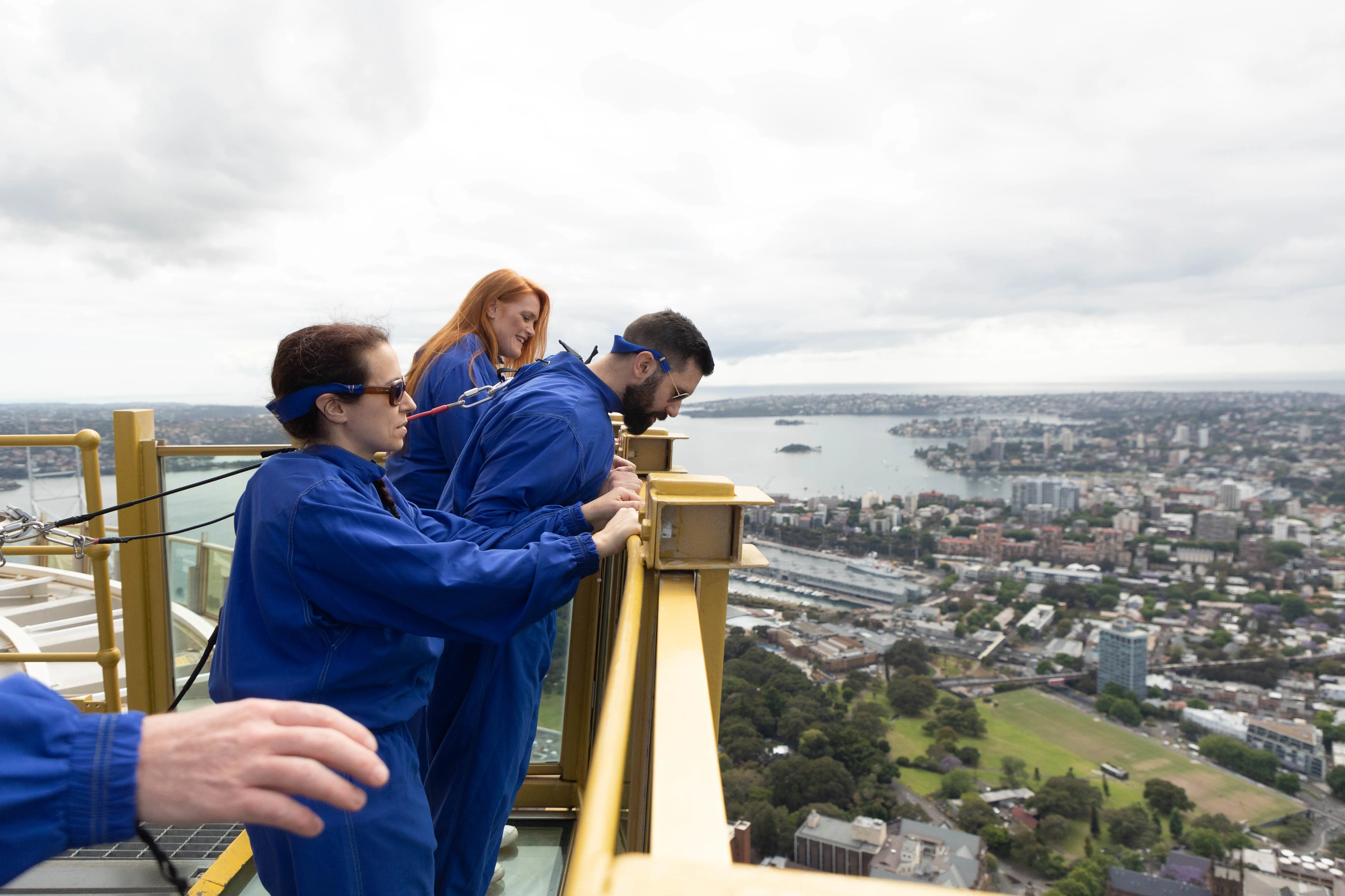 Delphine + Partner & Susan Cox Build Up Courage To Look Down Over City Streets