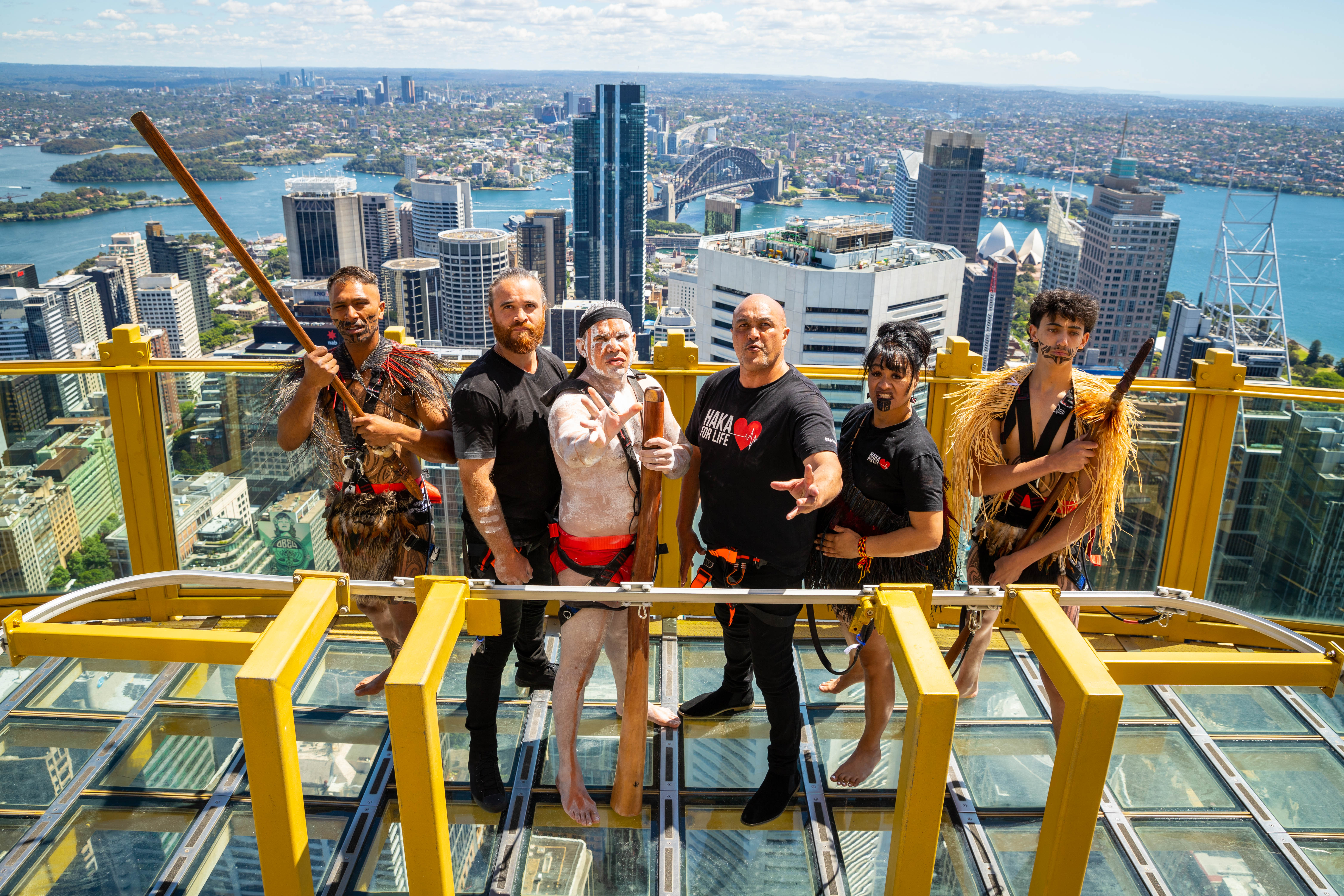 Haka For Life On SKYWALK At Sydney Tower Eye 1