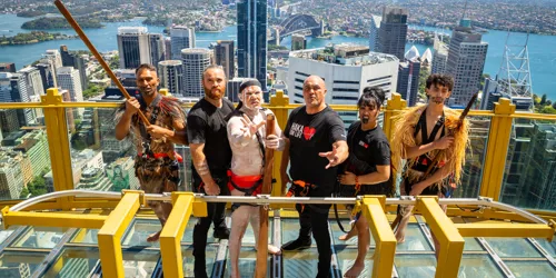 Haka For Life On SKYWALK At Sydney Tower Eye 1